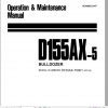 Komatsu Bulldozer D155AX 5 75001 and up Operator Maintenance Manual EN SEAM021024T 1