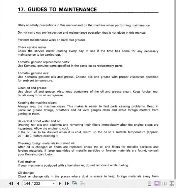 Komatsu Bulldozer D20A P PLL D21P A Operator Maintenance Manual EN SEAM000909T 3