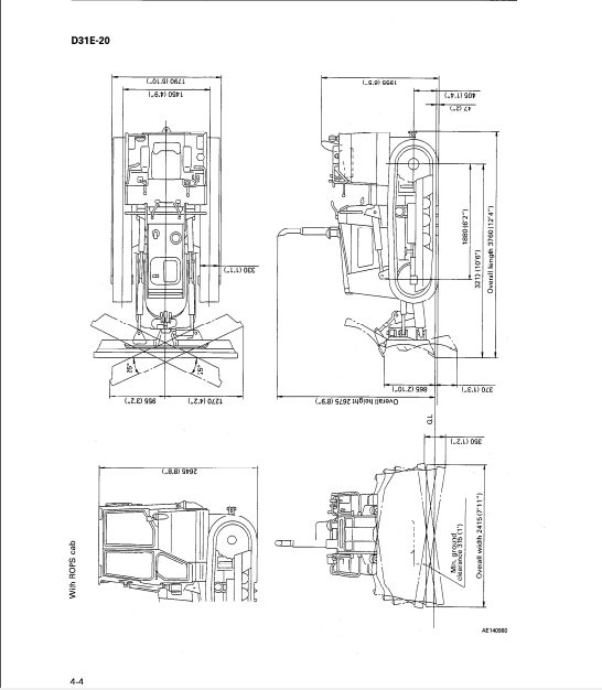 Komatsu Bulldozer D31E 37E P PL PLL Operator Maintenance Manual EN SEAM01142004 4