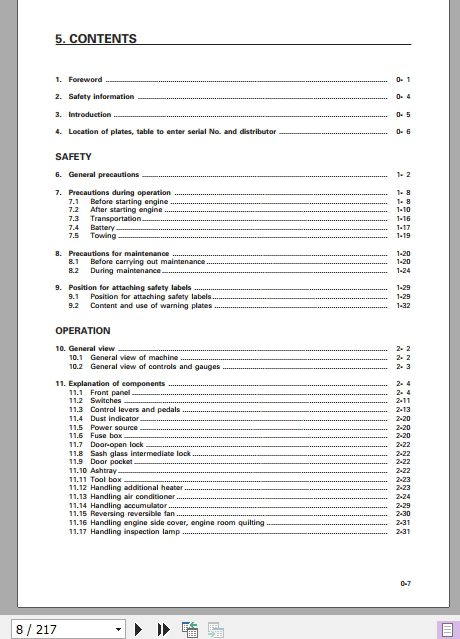 Komatsu Bulldozer D375A 17736 and up Operation Maintenance Manual SEAM045600T 2