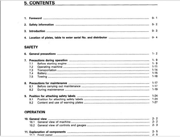 Komatsu Bulldozer D375A 2 16305 and up Operator Maintenance Manual EN SEAM010801 2