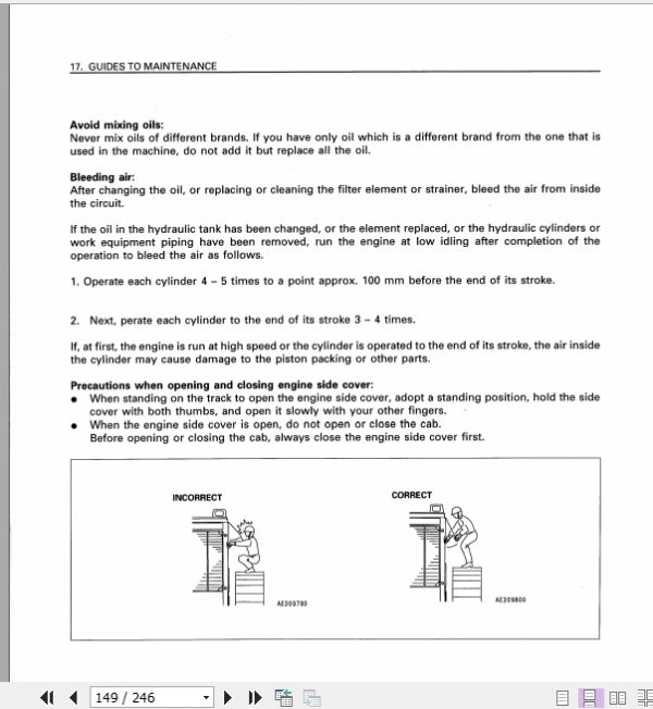Komatsu Bulldozer D375A 3 17501 and up Operatorn Maintenance Manual EN SEAM022602T 3