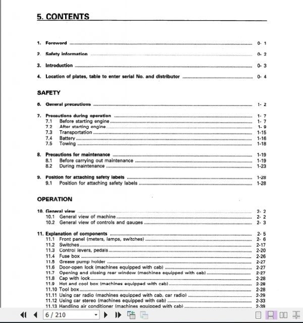 Komatsu Bulldozer D41E 6 P 6 Operator Maintenance Manual EN SEAM008102 2