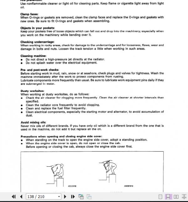Komatsu Bulldozer D41E 6 P 6 Operator Maintenance Manual EN SEAM008102 3