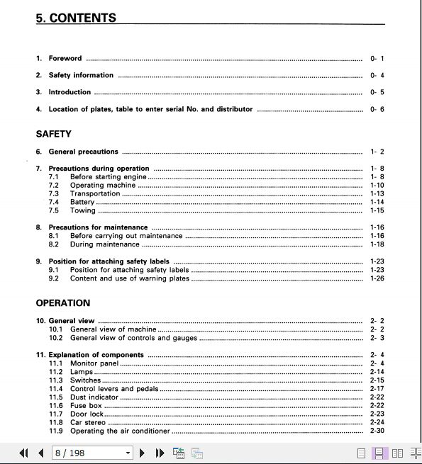 Komatsu Bulldozer D475A 2 10365 and up Operator Maintenance Manual EN SEAM007603T 2