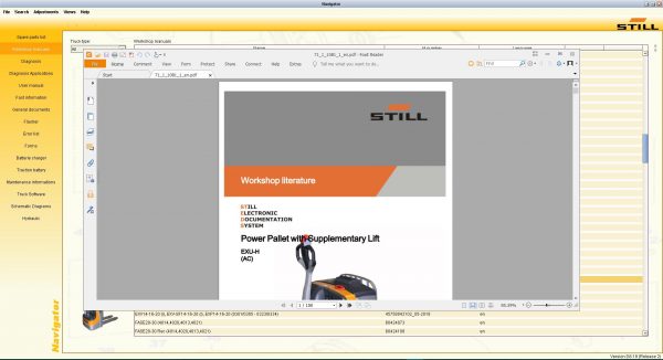 Still Steds Navigator Forklifts 819 R2 02201917