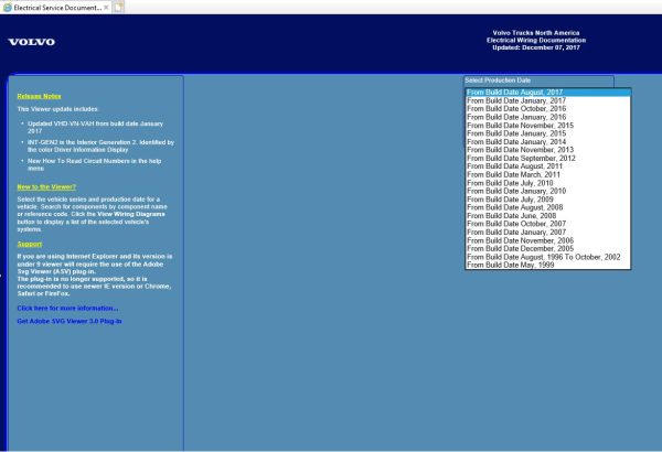 Volvo Truck NA EWD Electrical Wiring Documentation Updated 1220171