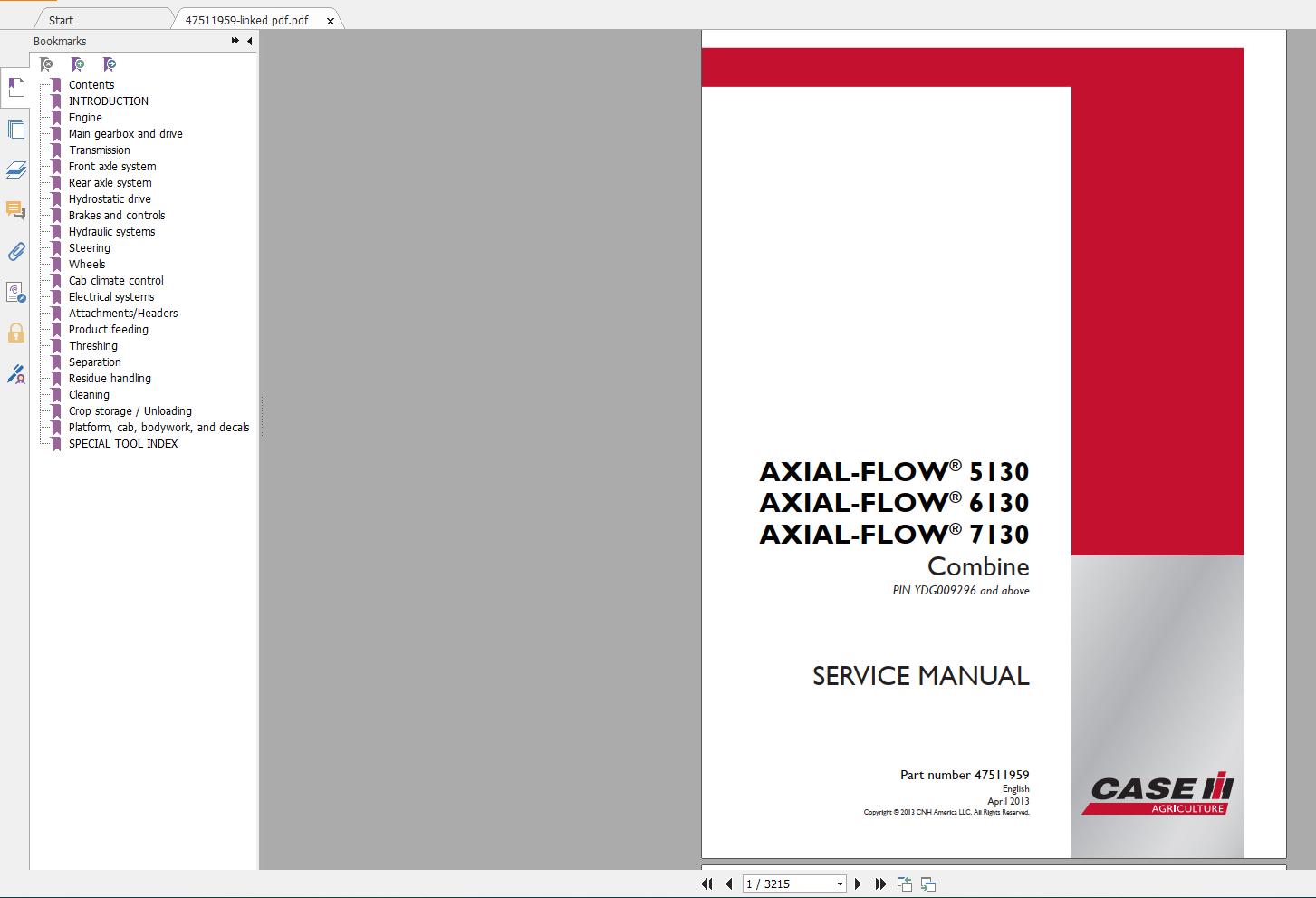 Case Machine New Model Service Manual Full DVD 201916