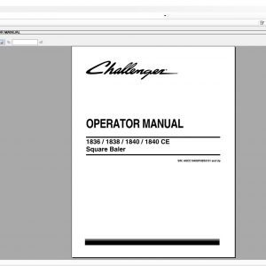 Challenger AG Europe Parts Catalog Workshop Service Manuals 05201911