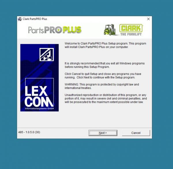 Clark ForkLift Parts Pro Plus v485 0520191