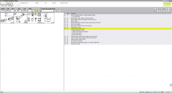 Clark ForkLift Parts Pro Plus v485 0520193