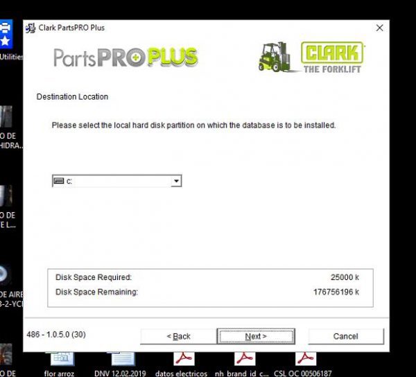 Clark ForkLift Parts Pro Plus v486 0620193