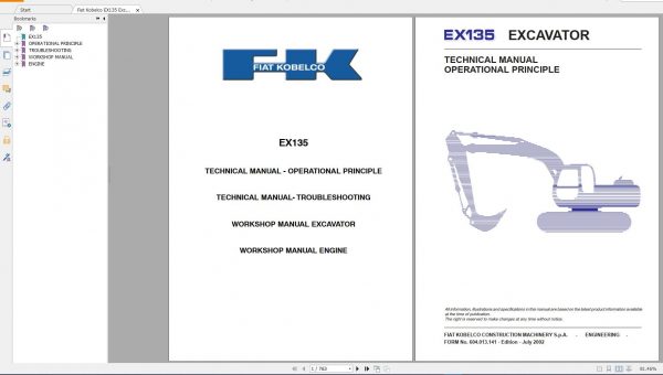 Fiat Kobelco 148GB PDF Backhoe Loader Excavator Wheel Loader Workshop Manual 7