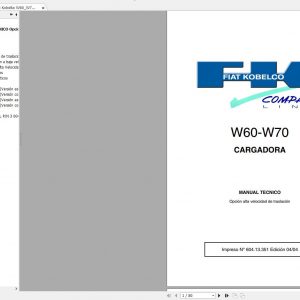 Fiat Kobelco Full Service Manual DVD6