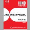 HINO Truck Workshop Manuals 2001 CD2