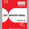 HINO Truck Workshop Manuals 2001 CD3 1