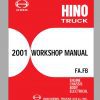 HINO Truck Workshop Manuals 2001 CD4