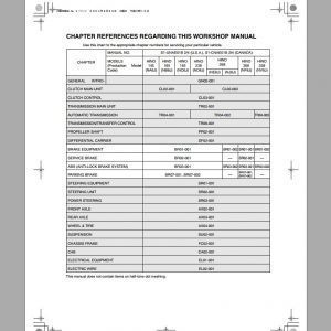 HINO Truck Workshop Manuals 2005 CD3