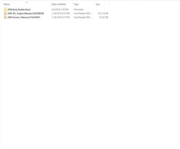 HINO Truck Workshop Manuals 2006 CD1