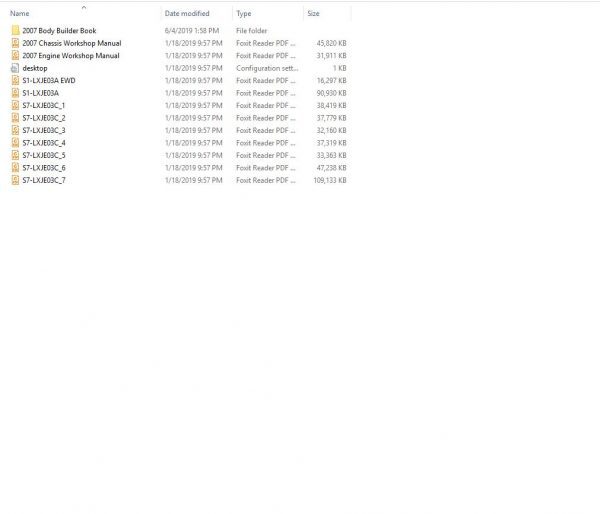 HINO Truck Workshop Manuals 2007 CD1