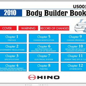 HINO Truck Workshop Manuals 2010 CD2