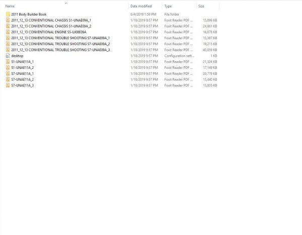 HINO Truck Workshop Manuals 2011 CD1