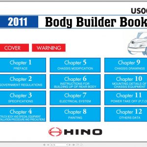 HINO Truck Workshop Manuals 2011 CD2