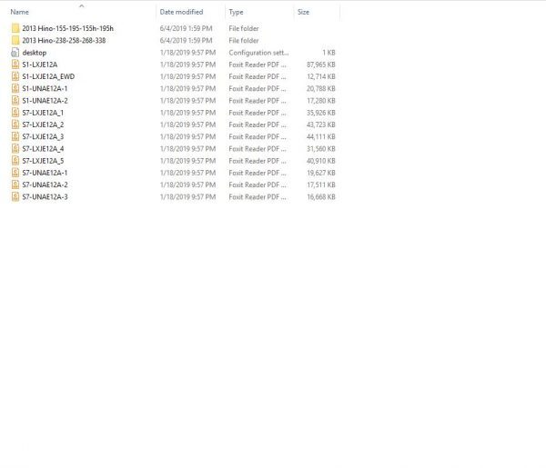 HINO Truck Workshop Manuals 2013 CD1