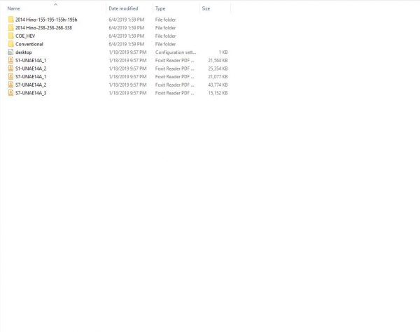 HINO Truck Workshop Manuals 2014 CD1