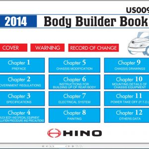 HINO Truck Workshop Manuals 2014 CD3