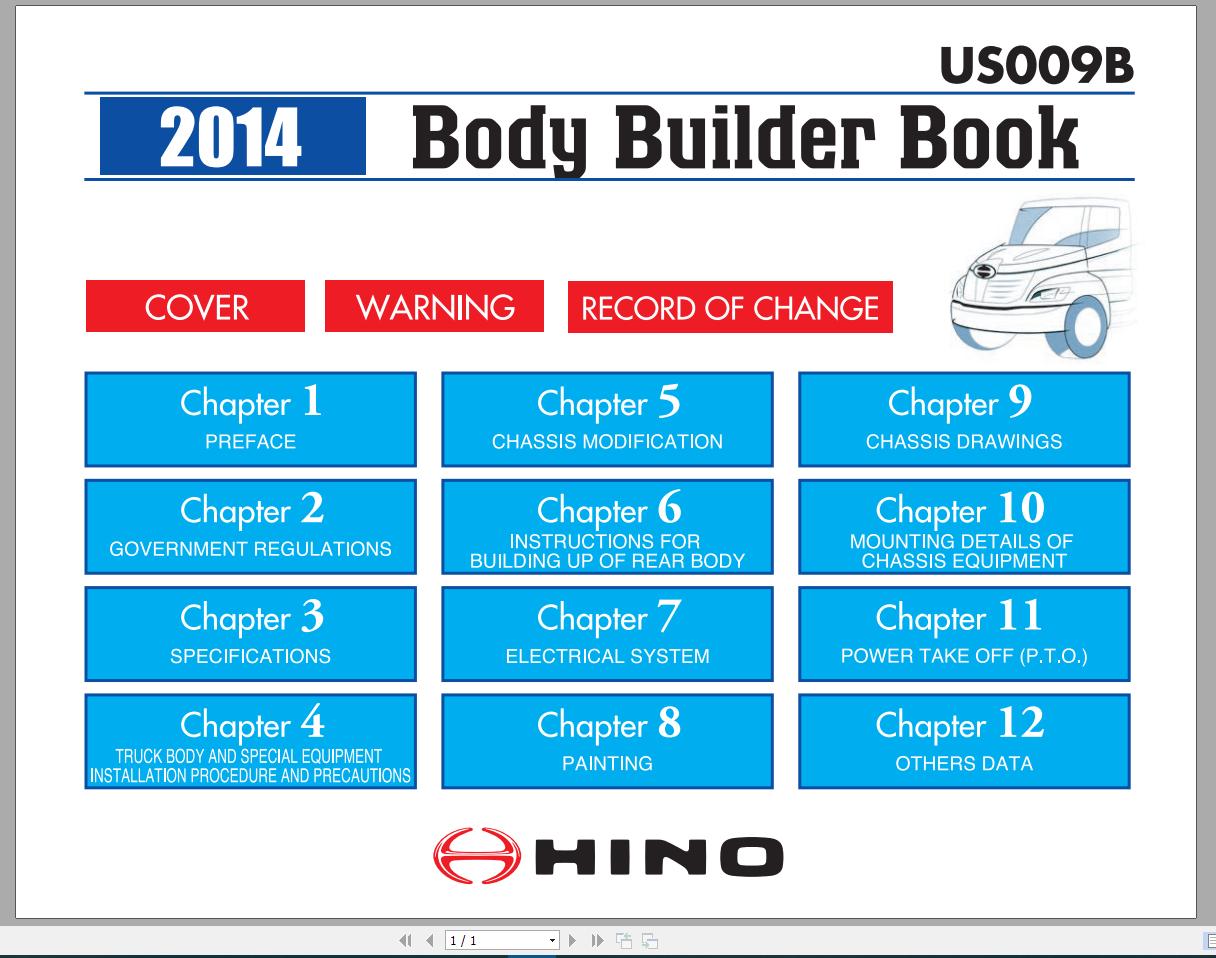 HINO Truck Workshop Manuals 2014 CD3