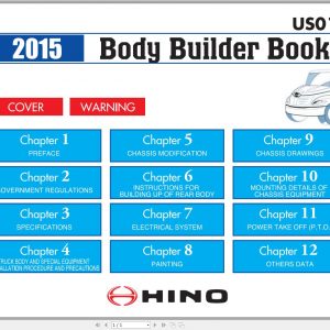 HINO Truck Workshop Manuals 2015 CD3
