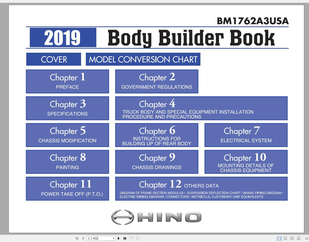 HINO Truck Workshop Manuals 2019 CD2