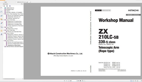 Hitachi Zaxis ZX 210 5B Shop Manual3
