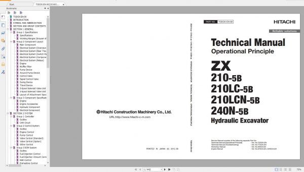 Hitachi Zaxis ZX 210LC 5B Shop Manual2