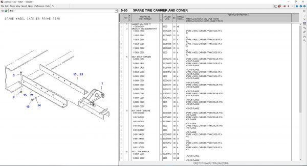 ISUZU CSS NET EPC 04201917