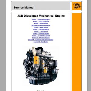 JCB Engines Service Manual New Models Updated 2018 CD6