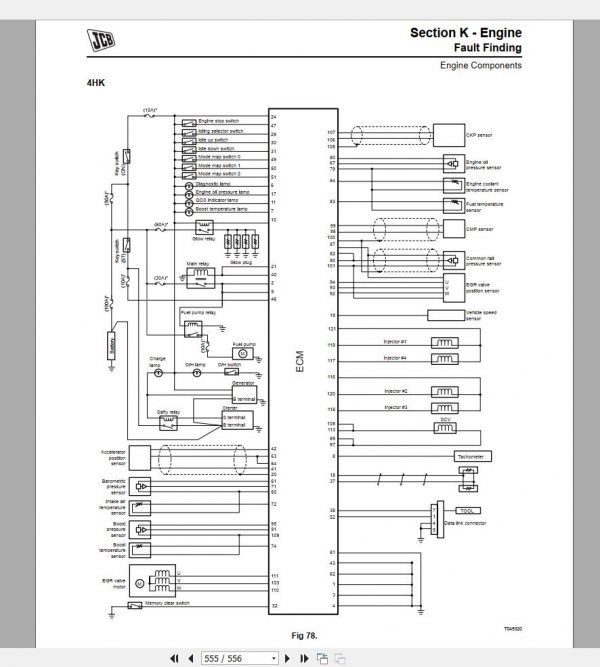 JCB Excvator JS360 Tier 3 Isuzu Service Manual4