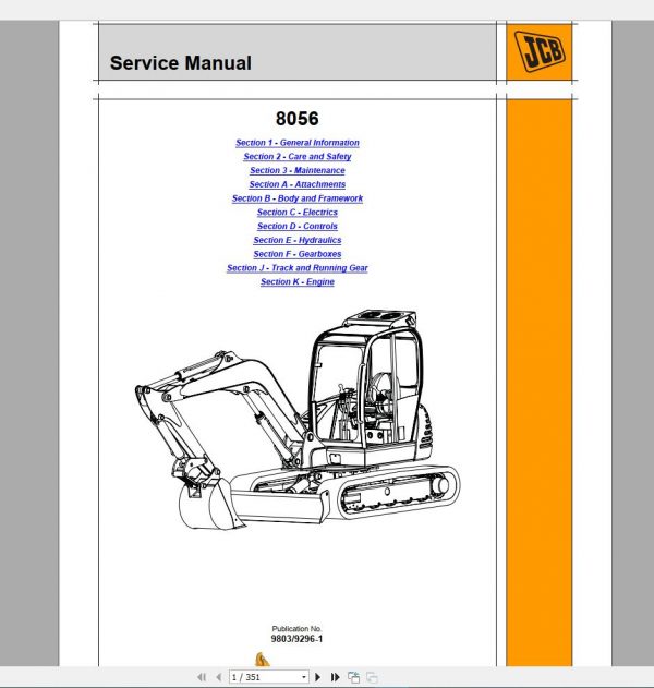 JCB New Model Service Manual 2019 Full DVD11