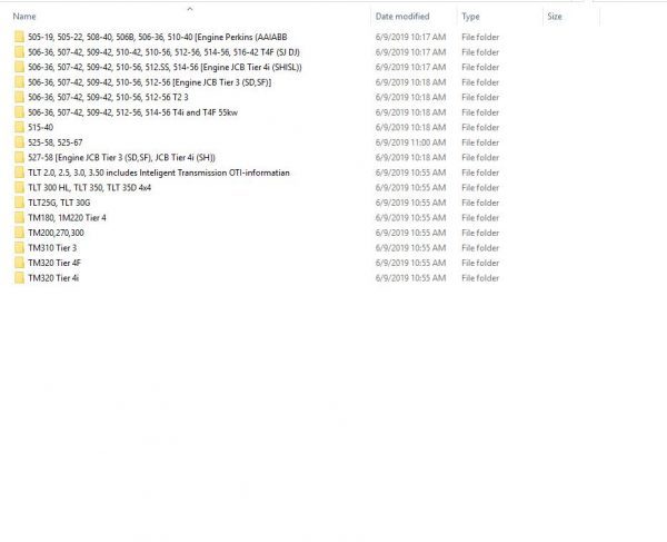 JCB TeleTruk Service Manual New Models Updated 2018 CD 1