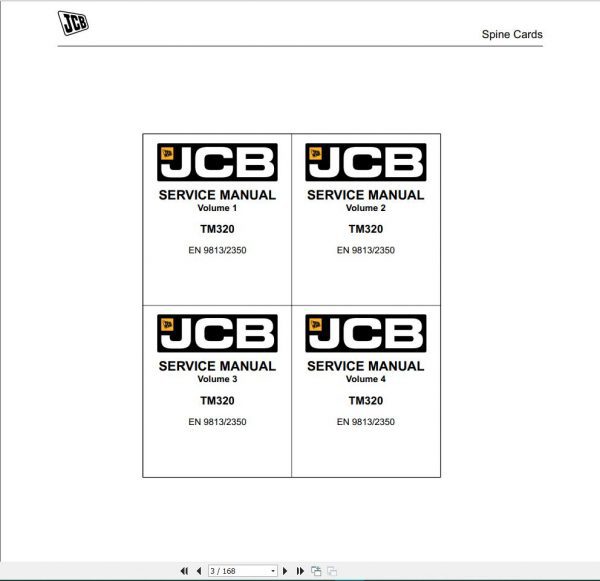 JCB TeleTruk Service Manual New Models Updated 2018 CD3 1