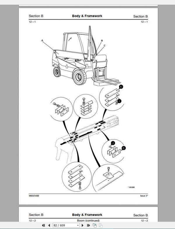 JCB TeleTruk Service Manual New Models Updated 2018 CD5 1
