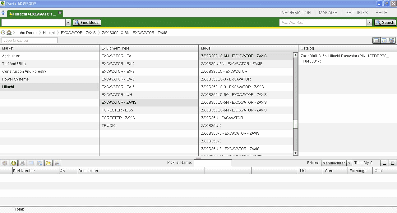 John Deere Hitachi Parts ADVISOR 052019 Offline DVD1