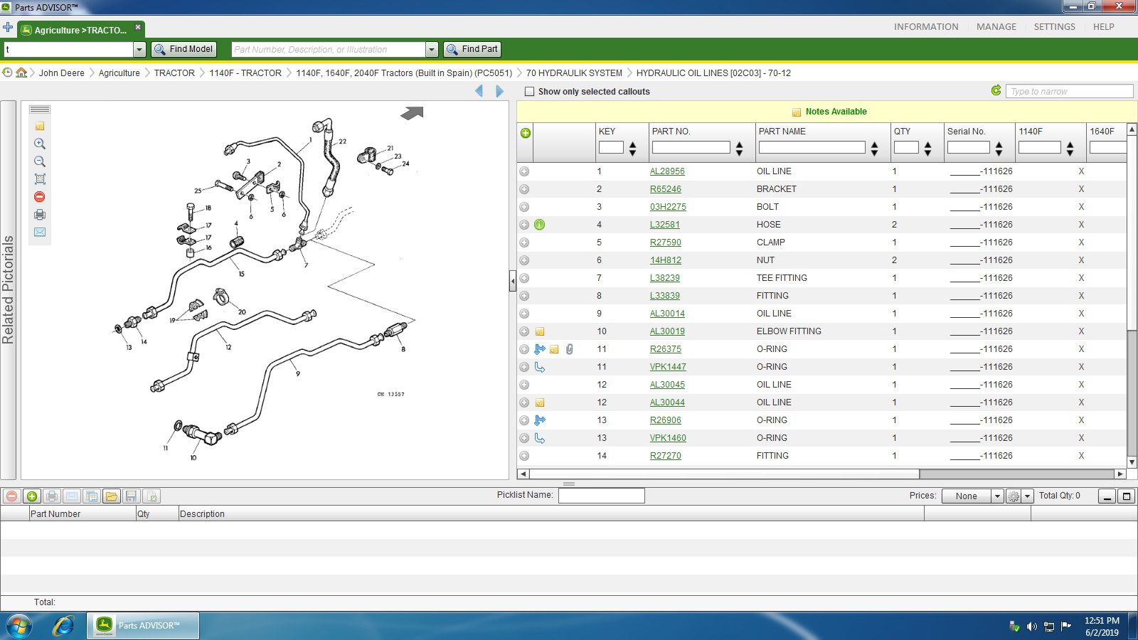 John Deere Parts Advisor & Service Advisor CF [2019]