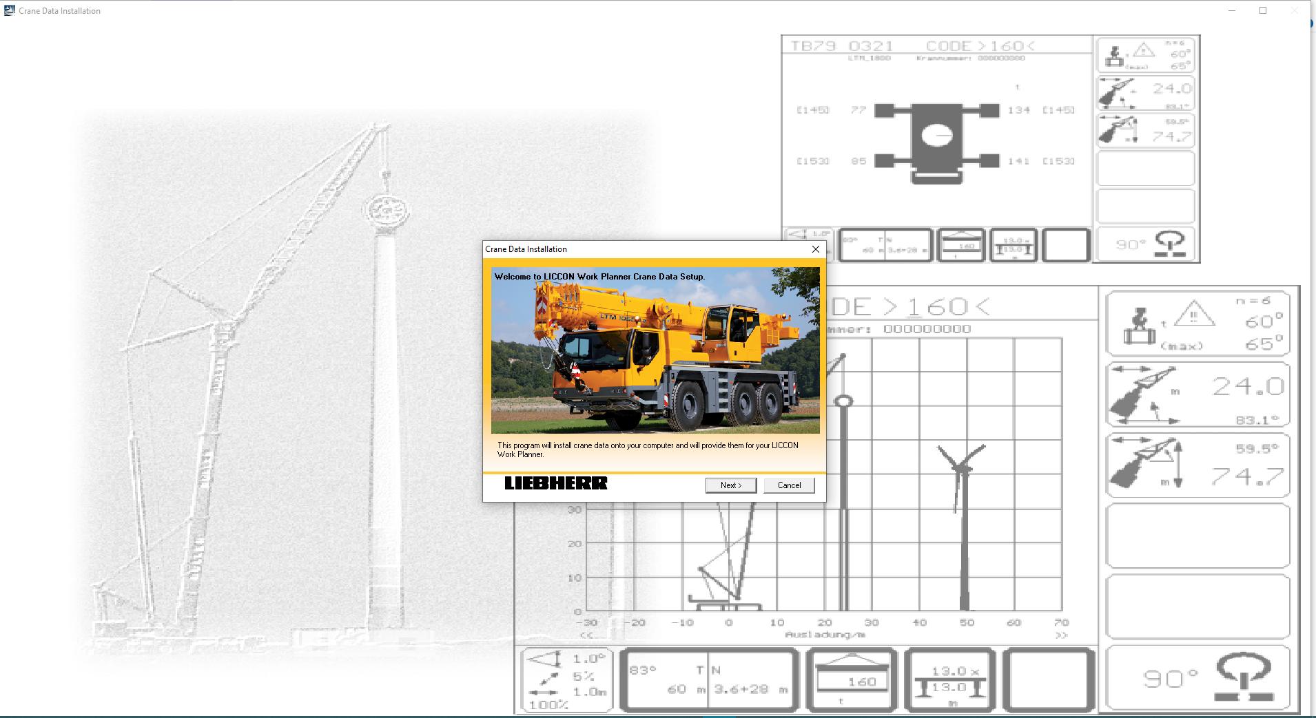 Liebherr Mobile Crane LICCON Job Planner Lift Analyzer Software3 1