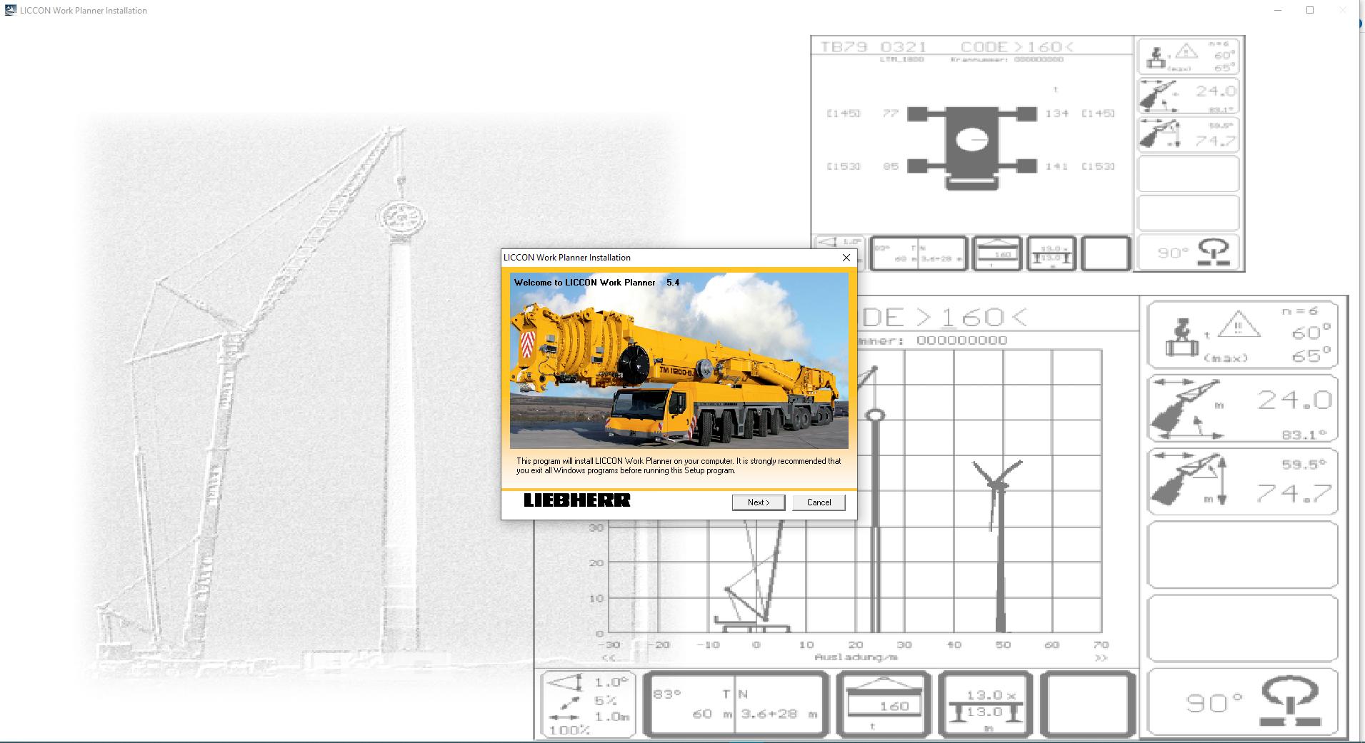 Liebherr Mobile Crane LICCON Job Planner Lift Analyzer Software9