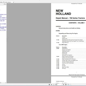 NEWHOLLAND Series TM Tractors Workshop Manual (2)