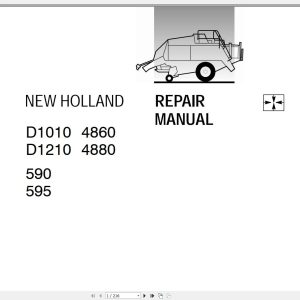 New Holland Agriculture Equipment Baler Service Manuals (3)