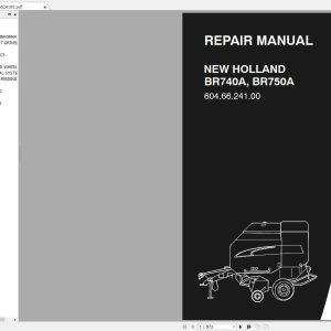 New Holland Agriculture Equipment Baler Service Manuals (4)