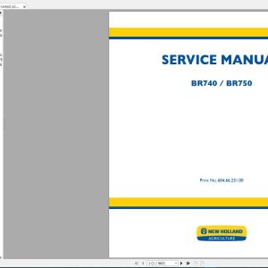 New Holland Agriculture Equipment Baler Service Manuals (5)